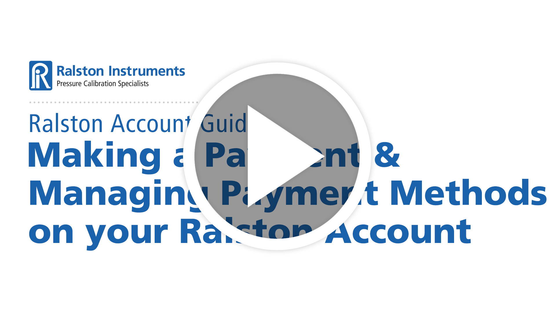 Making a Payment & Managing Payment Methods