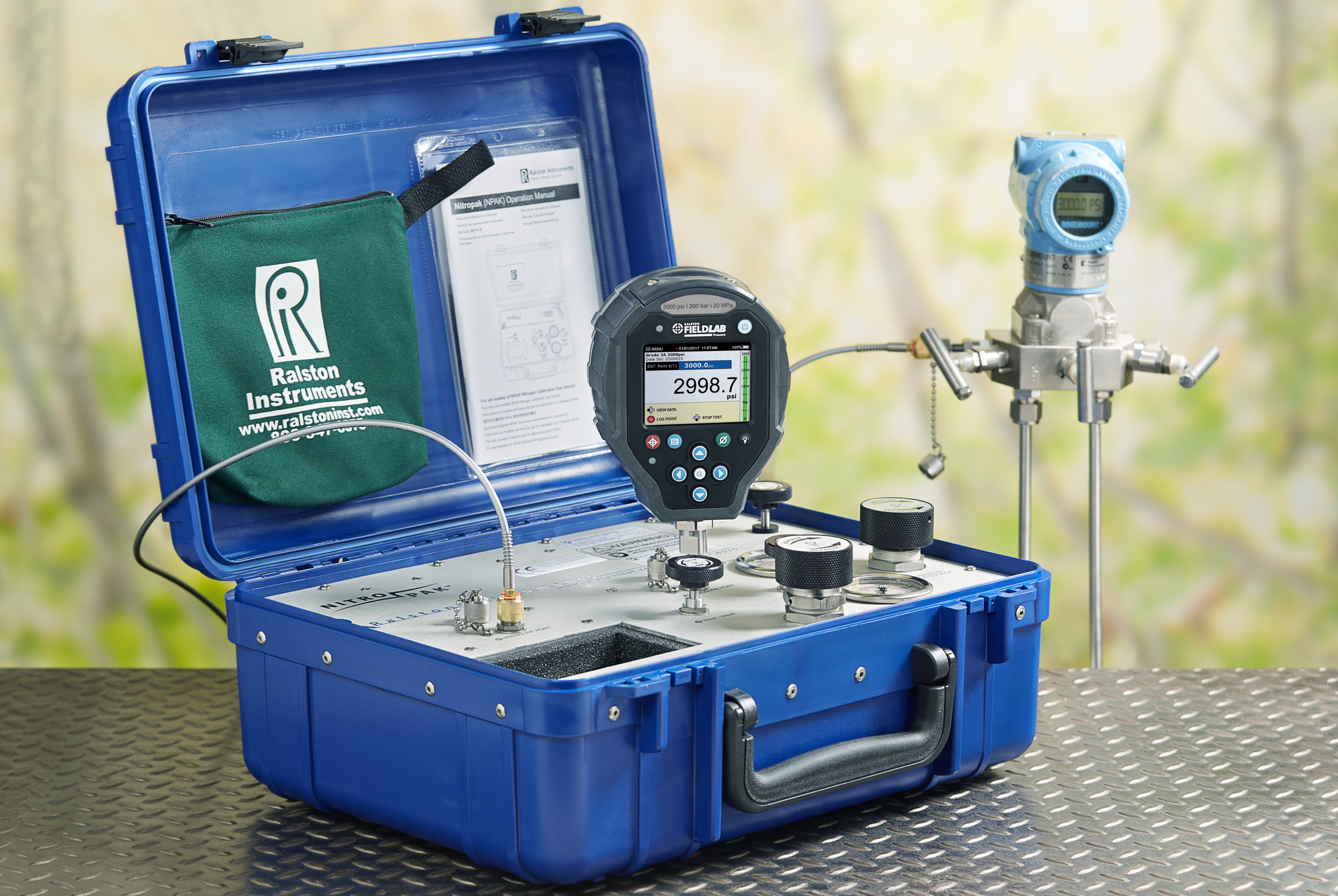 Portable Nitrogen Pressure Calibration