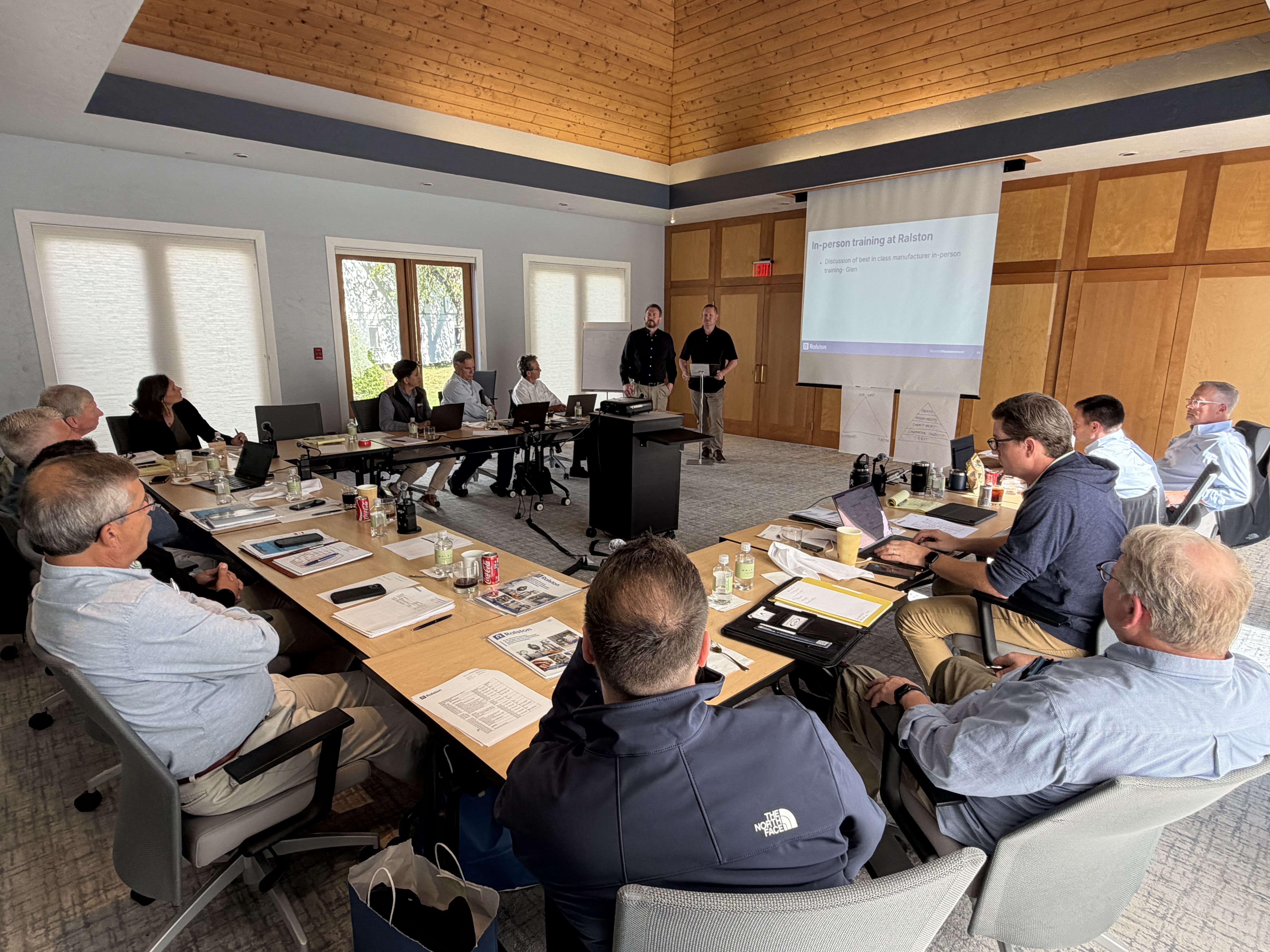 Ralston Instruments team members and distributors participate in the 2026 Distributor Advisory Board meeting.